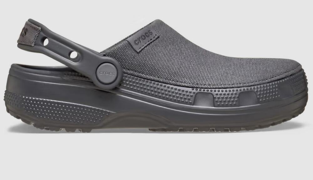 Crocs Kids Classic Concrete Gray Crafted Clogs Sz J5